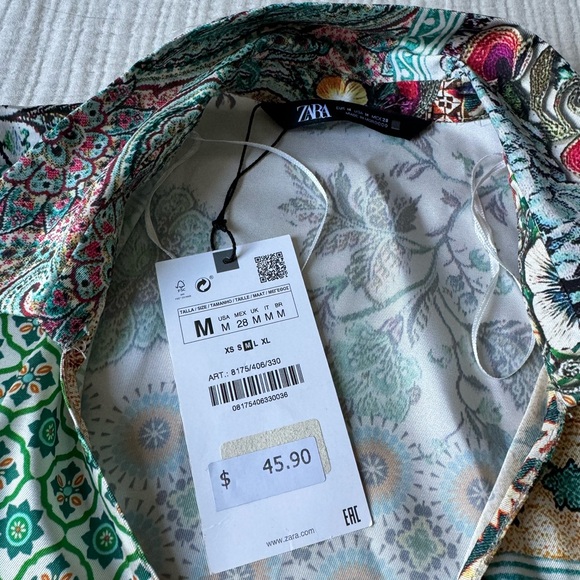 Zara Printed Top - Picture 3 of 3